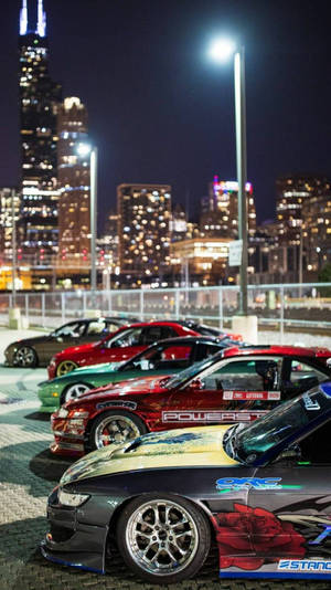 Ry JDM-motors in die nag — Jdm Cars Muurpapier