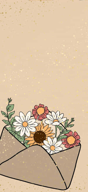 Beige Estetiese prente — iPhone 11 Pro Max Muurpapier