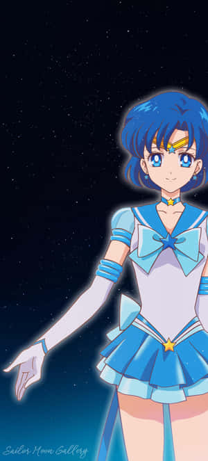 Sailor Mercury — Pixel 9 Muurpapier