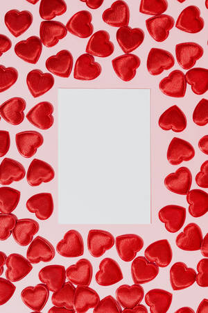 Samsung S20 Ultra Rooi Hart — Rooi estetiese GIF Muurpapier