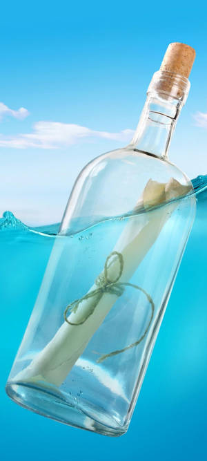 Samsung S21 Ultra Boodskapbottel Agtergrond — Pixel 10 Muurpapier