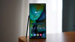 Samsung S23 Ultra met S Pen Vertoon — Samsung galaxy s22 Muurpapier