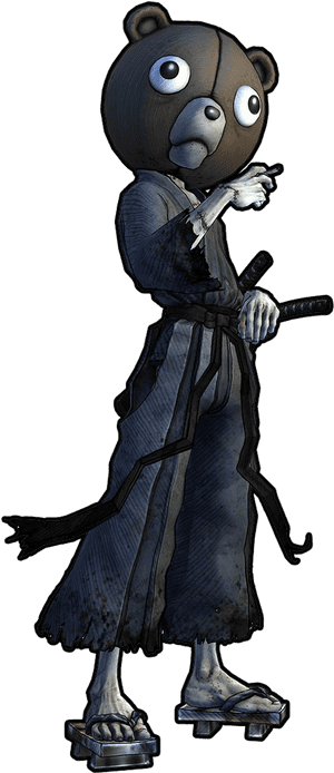 Afro Samurai Kuma Png, Deursigtige Png