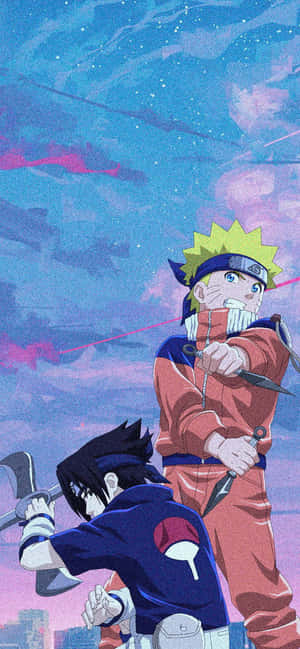 Naruto Estetiese Foon — Galaxy A35 Muurpapier