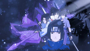 Sasuke Uchiha van Naruto-rekenaar
