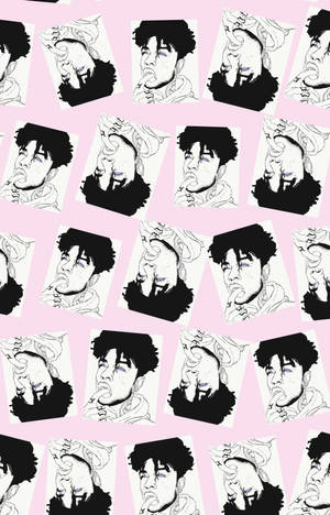 Scarlxrd Gag Kopieë Agtergrond — Honor Pad 10 Muurpapier
