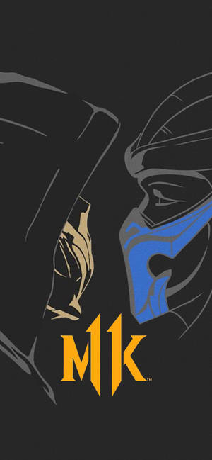 Scorpion teenoor SubZero MK11 muurpapier — iPhone 15 Muurpapier