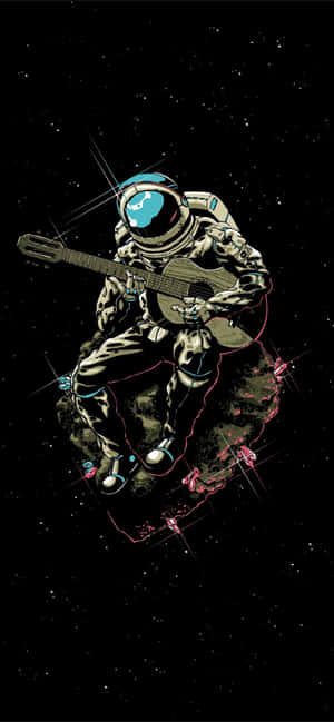 Astronaut iPhone — Pixel 7a Muurpapier