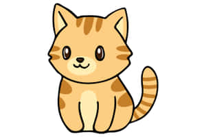 Tekenprentkat prente — Tekenprent kat GIF Muurpapier