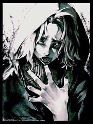 Seidou Takizawa - Tokyo Ghoul-karakter in aksiehouding — Kindle Paperwhite Muurpapier