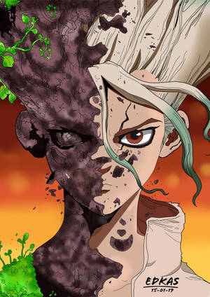 Senku Ishigami in Dr Stone muurpapier — OnePlus Pad 2 Pro Muurpapier