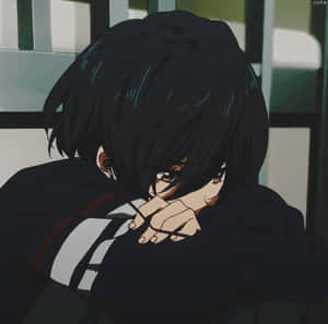 Seun wat Mok PFP — Hartseer anime GIF Muurpapier