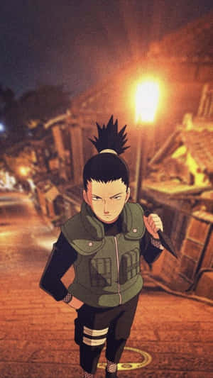 Shikamaru Estetika — Naruto karakters Muurpapier