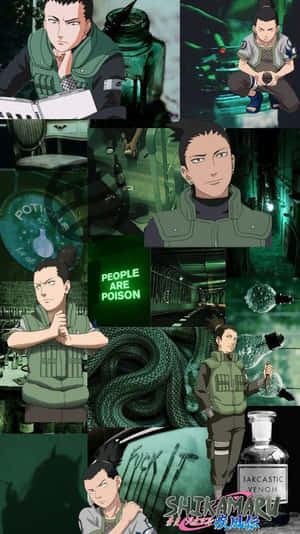 Shikamaru Esteties — Naruto karakters Muurpapier