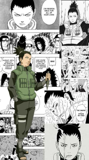 Shikamaru-estetika — Naruto esteties Muurpapier
