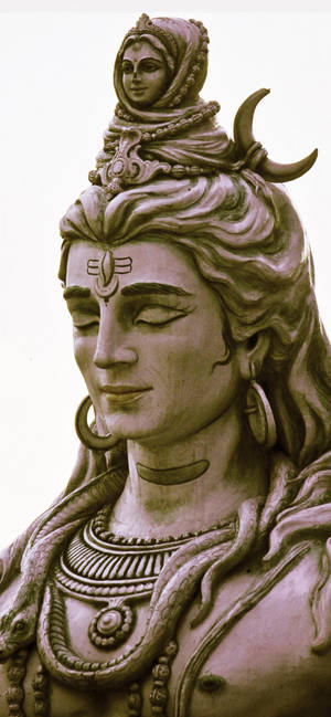 Shiva iPhone Standbeeld Profiel — Galaxy S25 Muurpapier