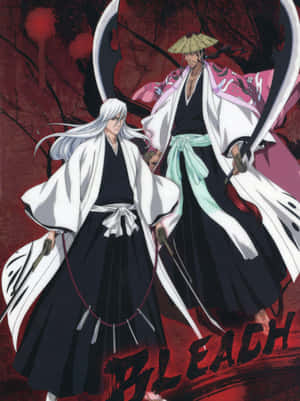 Shunsui Kyoraku, 'n magtige kaptein van die Gotei 13. — Galaxy Z TriFold Muurpapier