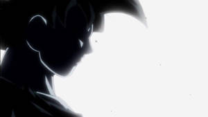 Silhouette Ultra Instink Goku — Goku ultra instinct GIF Muurpapier