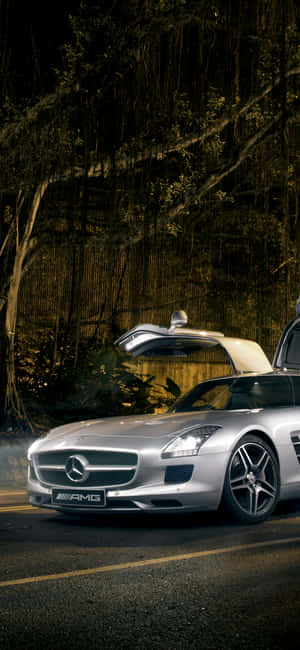 Iphone Xs Mercedes Amg Agtergrond — iPhone 18 Pro Max Muurpapier