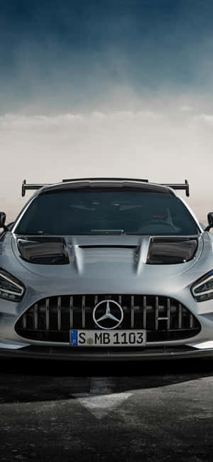 Iphone Xs Mercedes Amg Agtergrond — iPhone 16 Pro Max Muurpapier