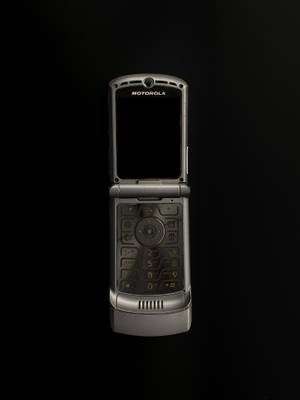 Silwer Motorola Razr — Motorola Muurpapier