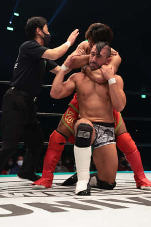 Simon Gotch teen Masakatsu Funaki Nasionale Kampioenskap V3 — Huawei MatePad 11.5 (2025) Muurpapier