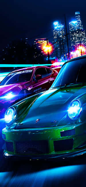 Iphone Xs Need For Speed Heat Agtergrond — Dowwe Muurpapier