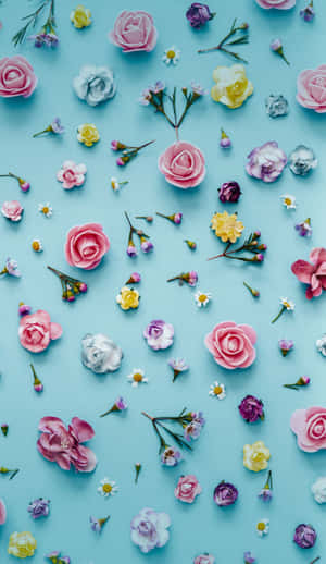 Sjarmante Pastel Lente Bloeisels — Huawei Pura X Muurpapier