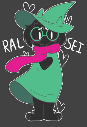 Sjarmante Ralsei-agtergrond — OnePlus Pad Go 2 Muurpapier
