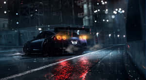 Anime-motor agtergrond — Anime kar Muurpapier