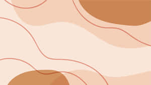 Aesthetic Brown agtergrond — Ligbruin estetiese Muurpapier