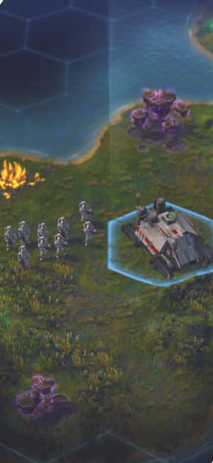 Iphone Xs Civilization Beyond Earth Agtergrond — Xiaomi 15 Muurpapier