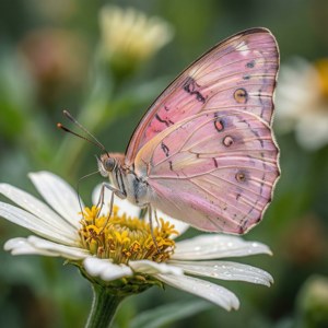 Pastel pienk skoenlapper op wit blom — Galaxy Watch Muurpapier