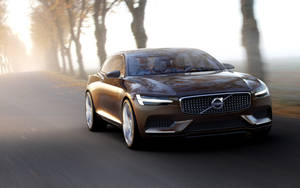 Skoon kar Volvo S90 agtergrond — Koel motors Muurpapier