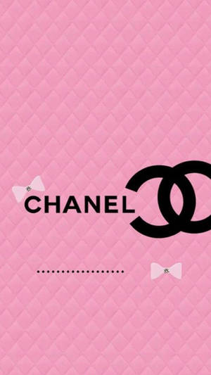 Skoon Meisie Chanel Pienk — Oulik Meisiesagtig Muurpapier