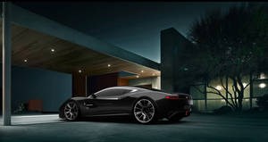 Skoon motor Aston Martin agtergrond — Koel motors Muurpapier