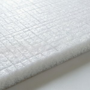 Skoon wit skuimkernbordtekstuur met subtiele roosterlyne vir produknabootsing. — Tecno Phantom Muurpapier