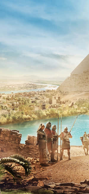 Iphone X Assassin's Creed Origins Agtergrond — Realme Neo7x Muurpapier