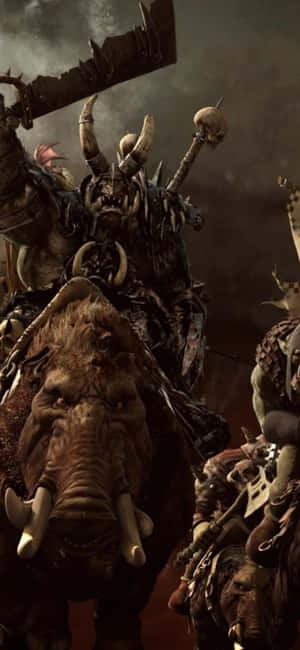 Iphone X Total War Warhammer Agtergrond — Vivo S Muurpapier