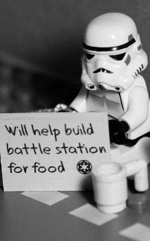 Snaakse Stormtrooper Lego Star Wars Tablets — Lenovo Idea Tab Plus Muurpapier