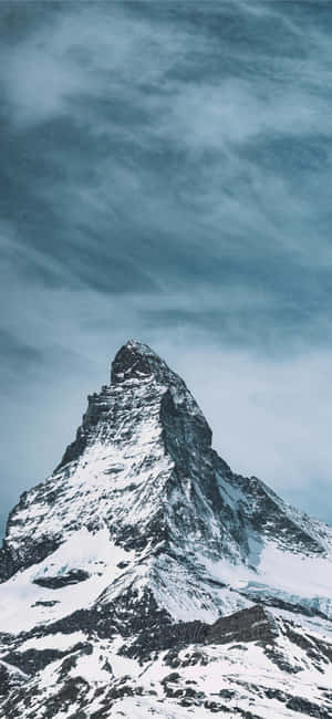 Sneeu-bedekte Matterhorn-piek — Vivo V70 FE Muurpapier