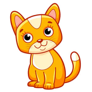 Spotprent kat prente — iPad Pro Muurpapier