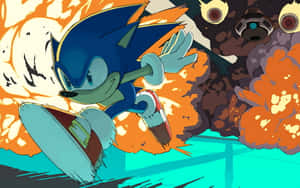 Sonic agtergrond — Sonic Muurpapier
