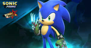 Sonic The Hedgehog prente — Sonic die Ystervark Muurpapier