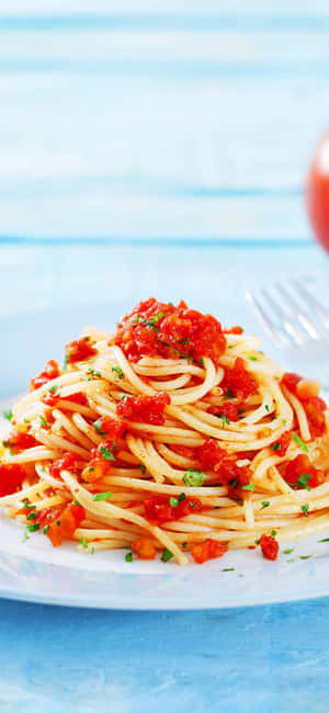 iPhone X-pasta-agtergrond — iPhone 12 Pro Muurpapier