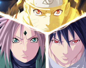 Span 7 Sakura, Naruto En Sasuke-agtergrond — Naruto en sasuke Muurpapier