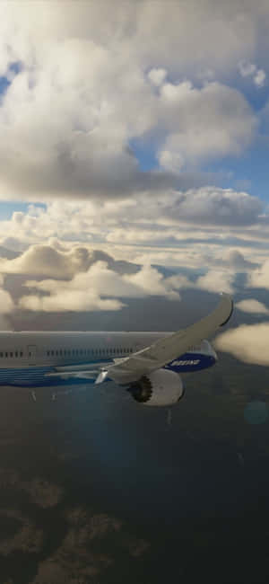 Iphone Xs Microsoft Flight Simulator Agtergrond — Xiaomi Muurpapier