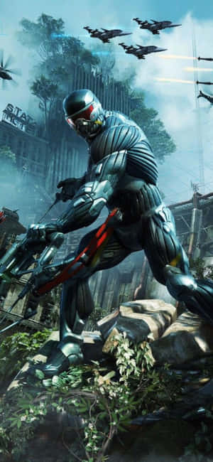 Iphone X Crysis 3 Agtergrond — Xiaomi 15T Pro Muurpapier