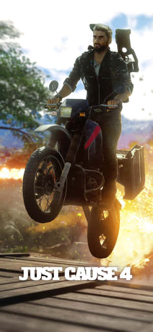iPhone Xs Max Just Cause 4 Agtergrond — POCO C85 Muurpapier