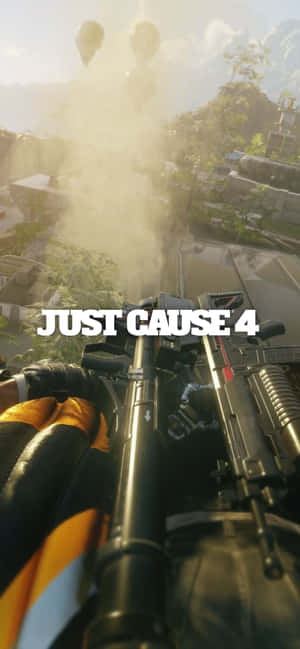 iPhone Xs Max Just Cause 4 Agtergrond — iPhone 14 Plus Muurpapier
